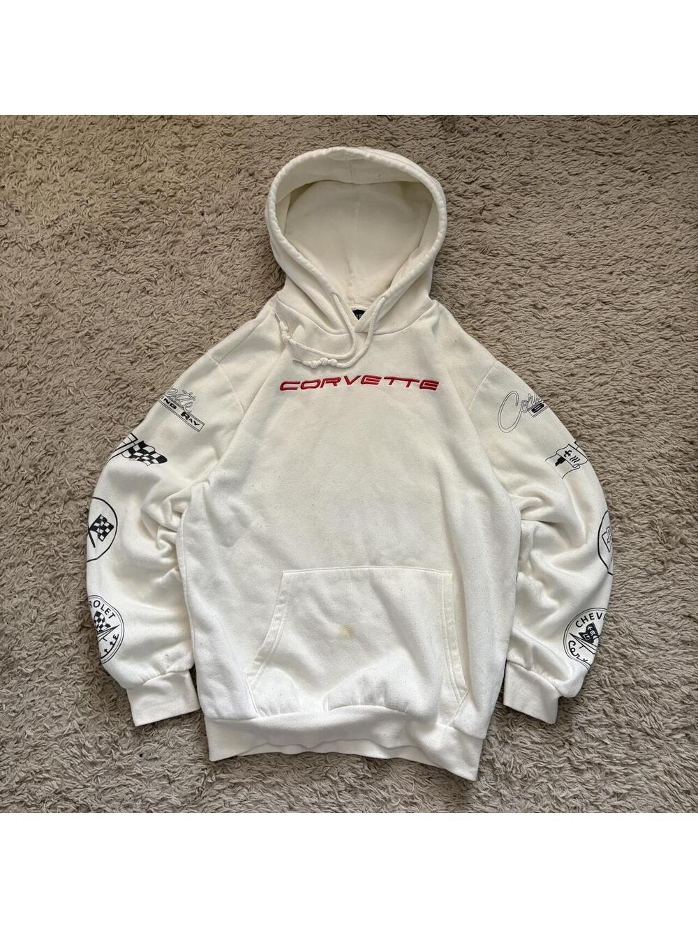 White Corvette hoodie